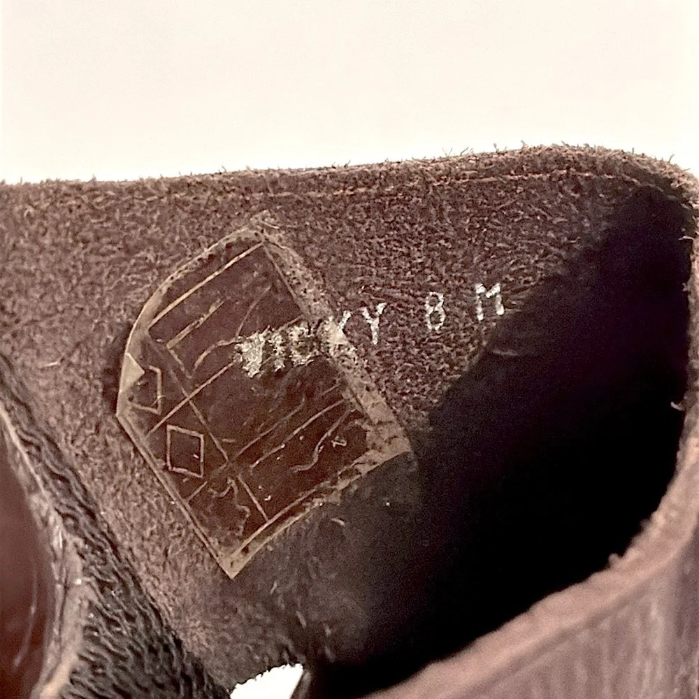 Brighton Vicky Genuine Leather Buckle Accent brown size 8